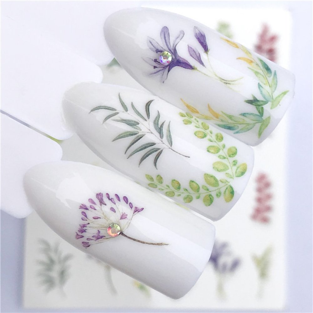 Fingernail Art Water Slide Transfer Nail Stickers - Picture 2 of 3